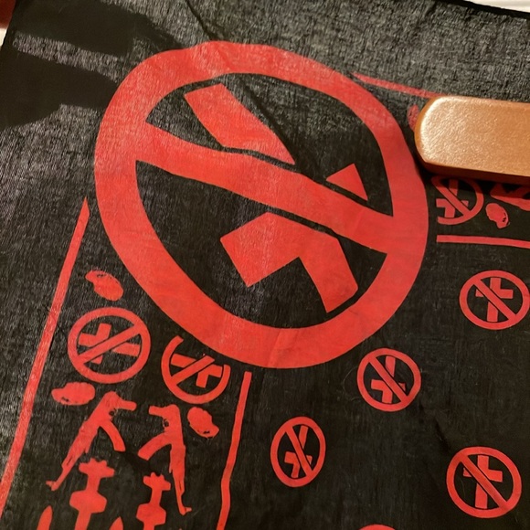 Rare Bad Religion black and red bandana old school punk skater - Picture 5 of 7